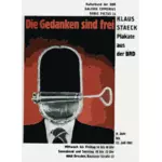 Německý abstraktní plakát